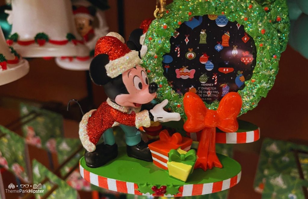 Mickey Mouse Green Wreath. One of the Best Disney Christmas Ornaments