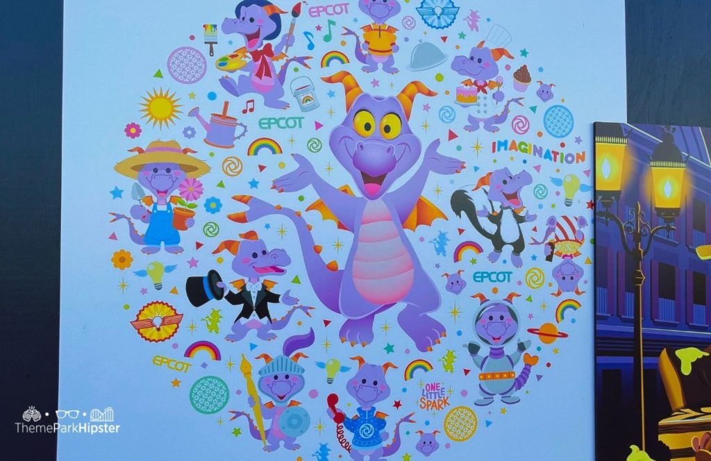 2024 Epcot Festival of the Arts Disney World Figment Artwork