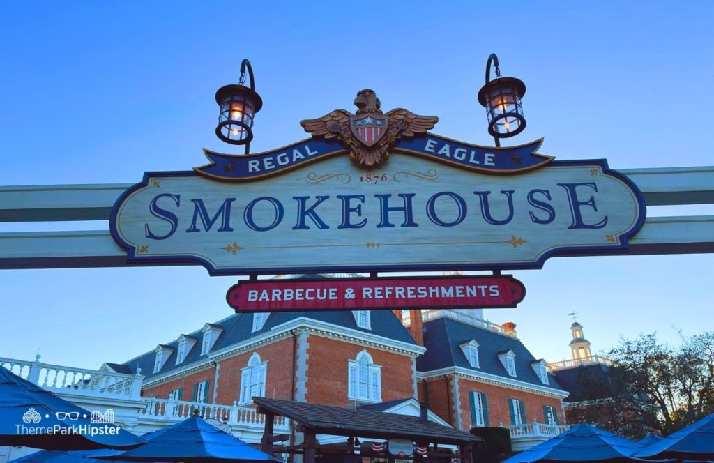 2024 Disney World Regal Eagle Smokehouse Barbecue in American Pavilion at Epcot