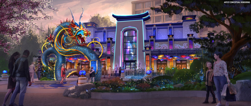 Universal Epic Universe – Celestial Park – The Blue Dragon Pan-Asian Restaurant