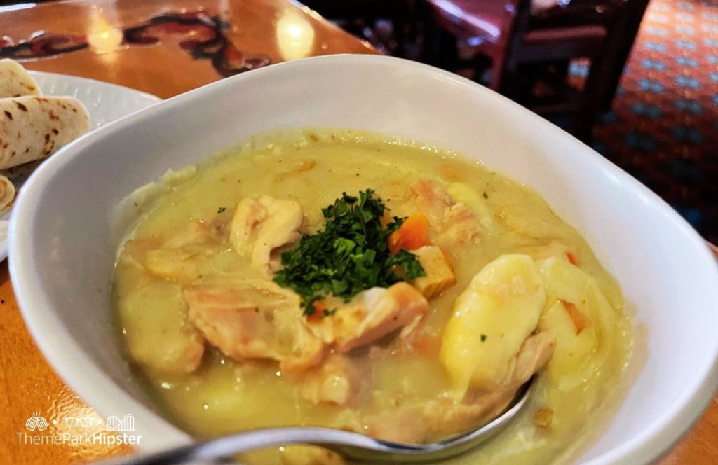 Epcot Theme Park Disney World Akershus Royal Banquet Hall Restaurant in Norway Pavilion Chicken and Dumplings. Keep reading to learn more about the best Disney buffet.