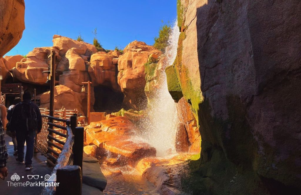 Epcot Theme Park Disney World Canada Pavilion Rocky Mountains and Waterfalls