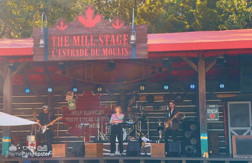 Epcot Theme Park Disney World Canada Pavilion The Mill Stage with Raffy Show