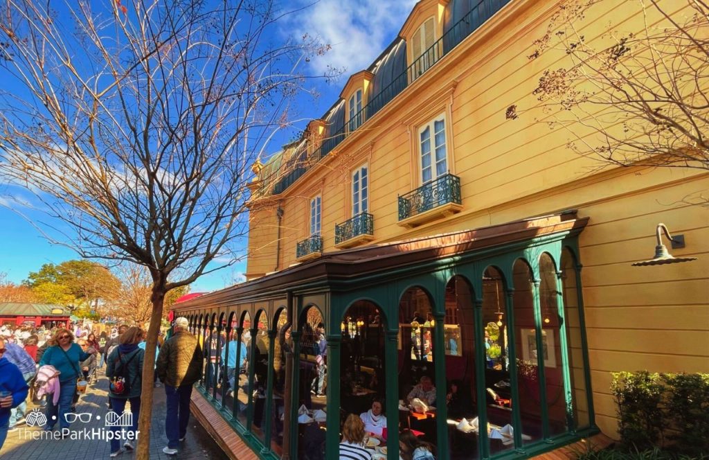 Epcot Theme Park Disney World France Pavilion Chefs de France Restaurant Sunroom