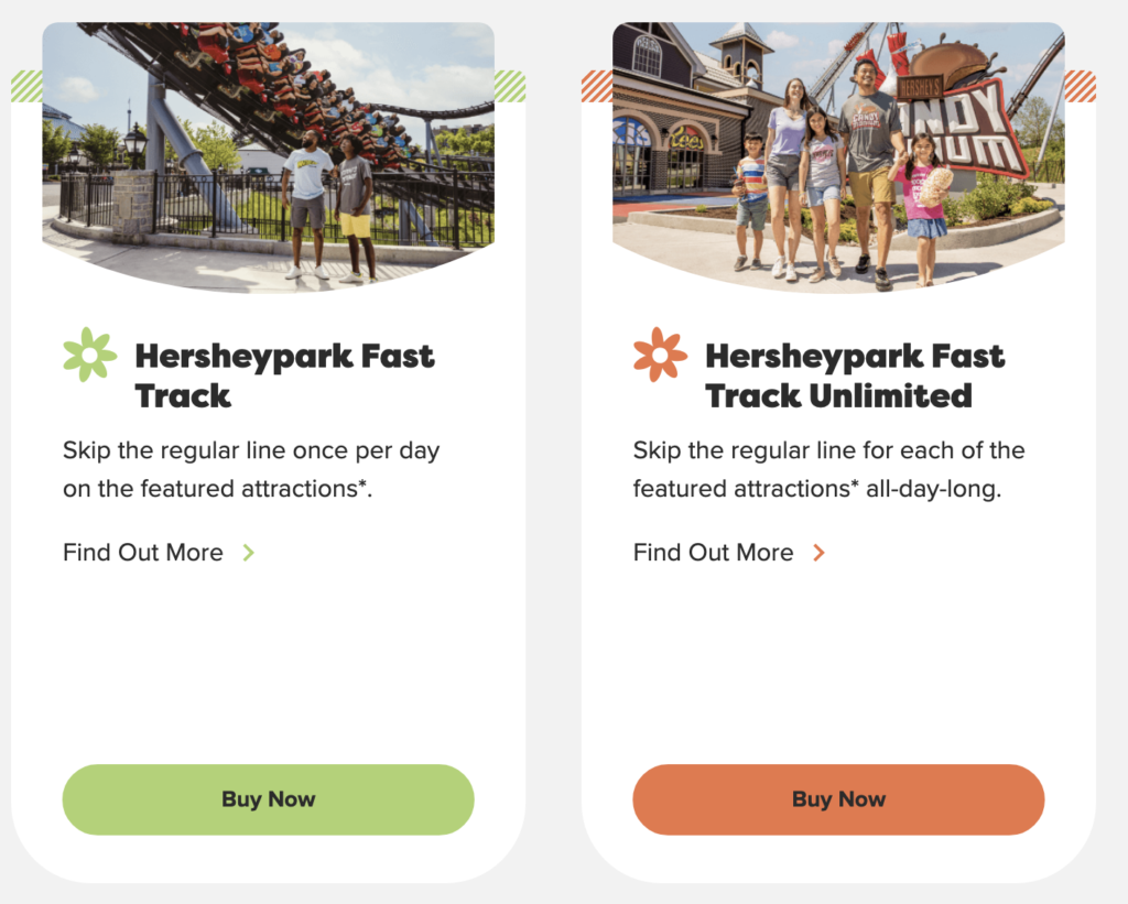 2024 Hersheypark Fast Track Options