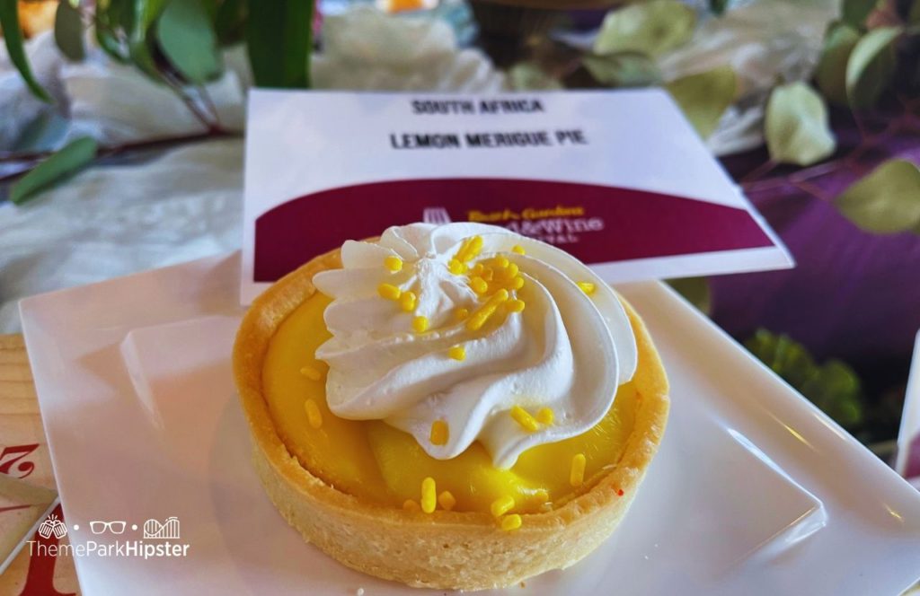 Busch Gardens Tampa 2024 Food and Wine Festival South Africa Lemon meringue pie