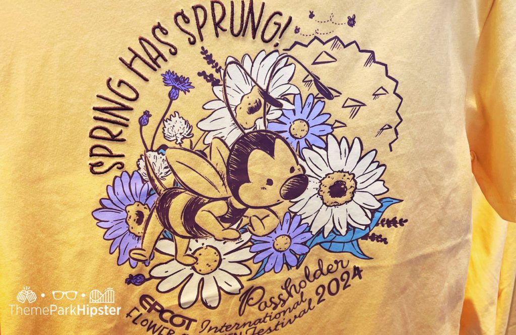 Passholder Merchandise Passholder Shirt Epcot Flower and Garden Festival 2024 at Disney World