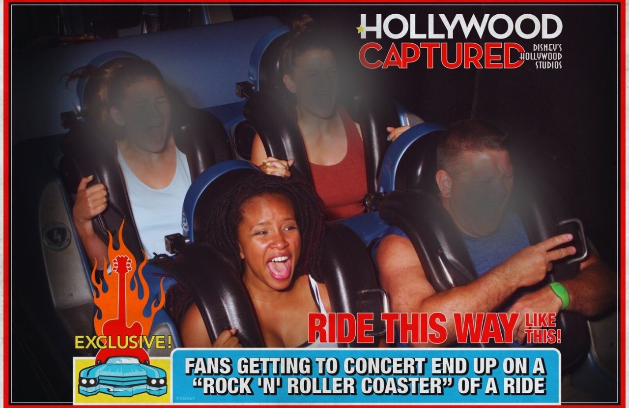 Disney Hollywood Studios Rock n Roller Coaster Starring Aerosmith with NikkyJ on the ride