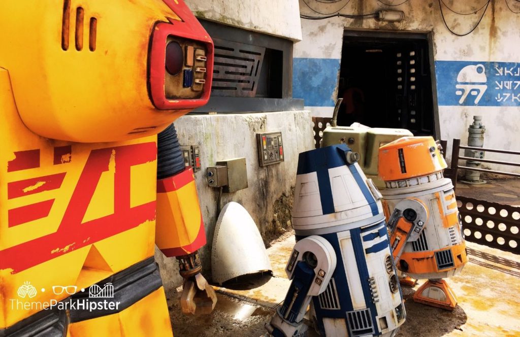 Disney Hollywood Studios Star Wars Galaxy's Edge Droid Depot for the best Star Wars weekend at Disney.