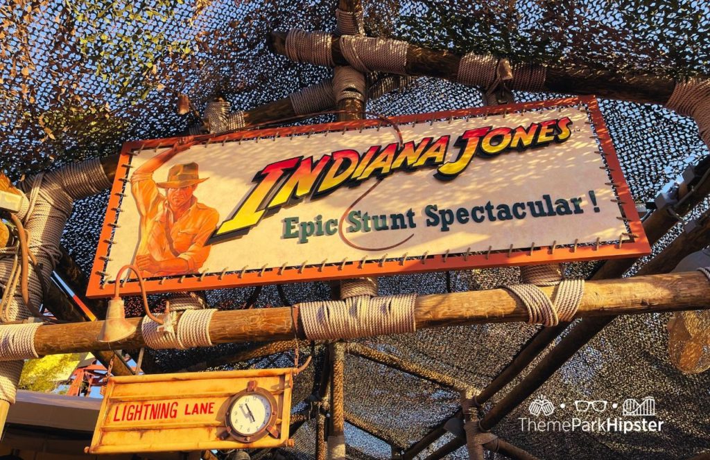 Disney Hollywood Studios Theme Park Indiana Jones Stuntacular. Keep reading for the best Hollywood Studios Itinerary and one day touring plan.