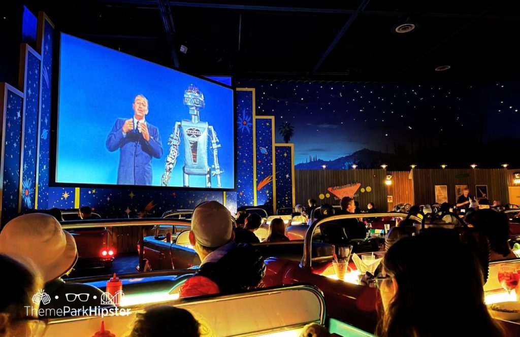 Disney Hollywood Studios Theme Park Sci Fi Dine In Restaurant. One of the best table service restaurants at Hollywood Studios.
