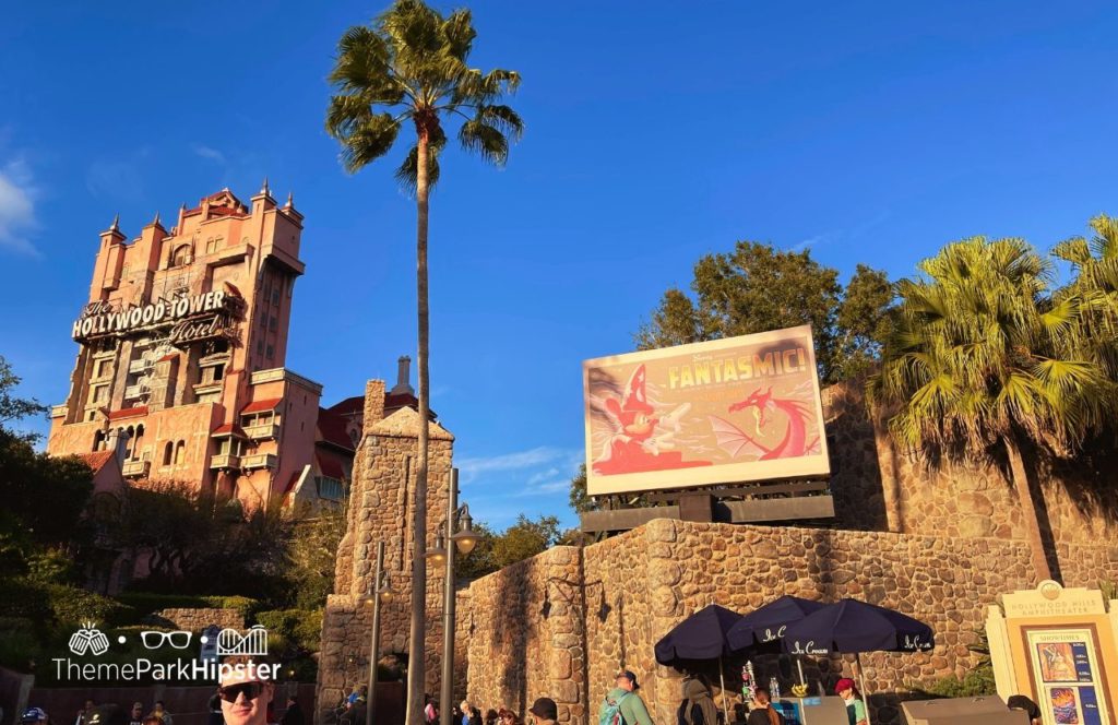 Disney Hollywood Studios Theme Park Tower of Terror Next to Fantasmic