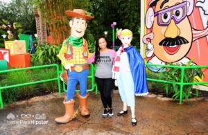 Disney Hollywood Studios Toy Story Land Popcorn with Woody and Bo Peep Character Meet and Greet with NikkyJ on my solo disney trip to hollywood studios.