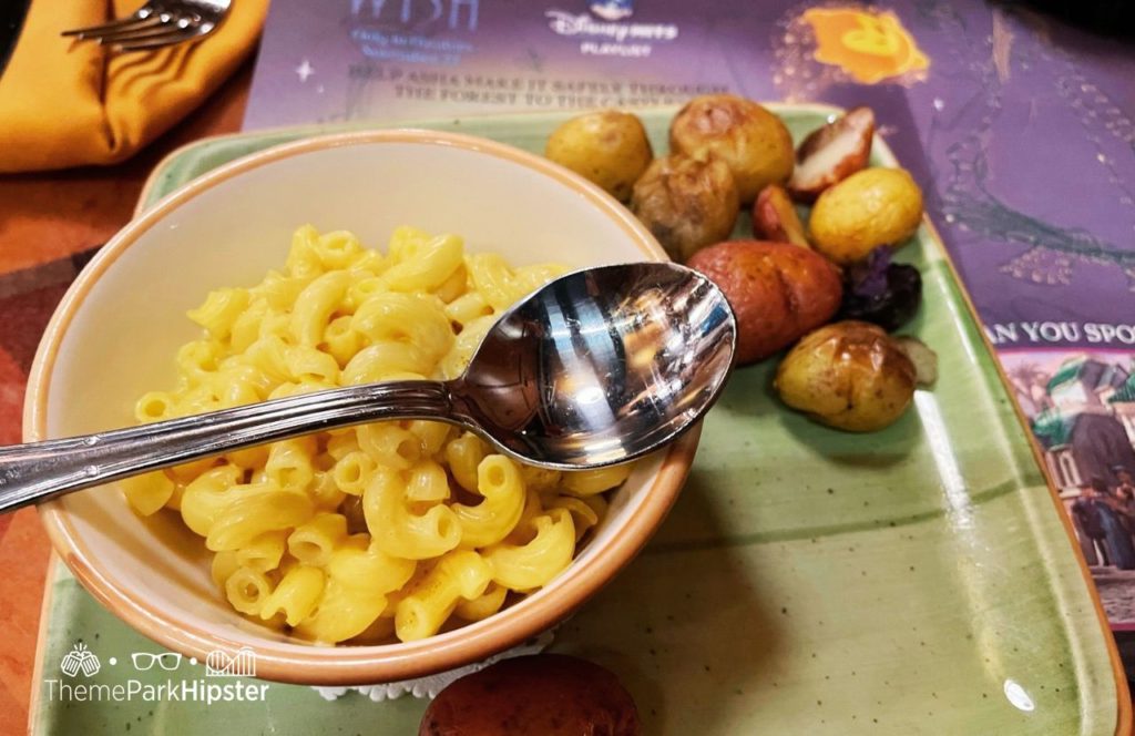 Disney World Magic Kingdom Park Kids Mac and Cheese with Potatoes
