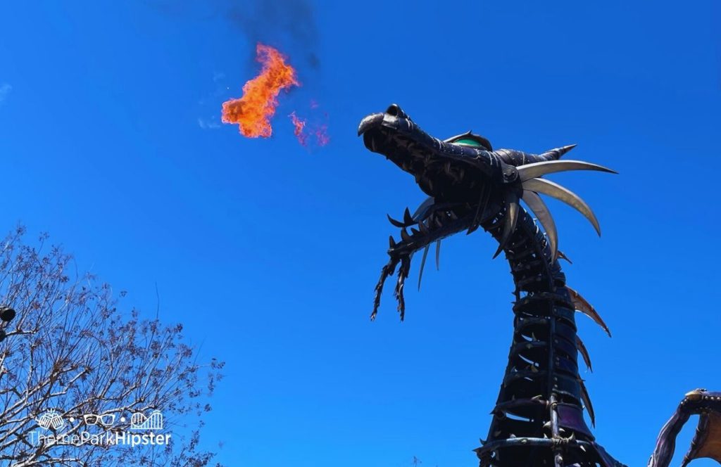 Disney Magic Kingdom Park Disney Festival of Fantasy Parade with Maleficent Dragon