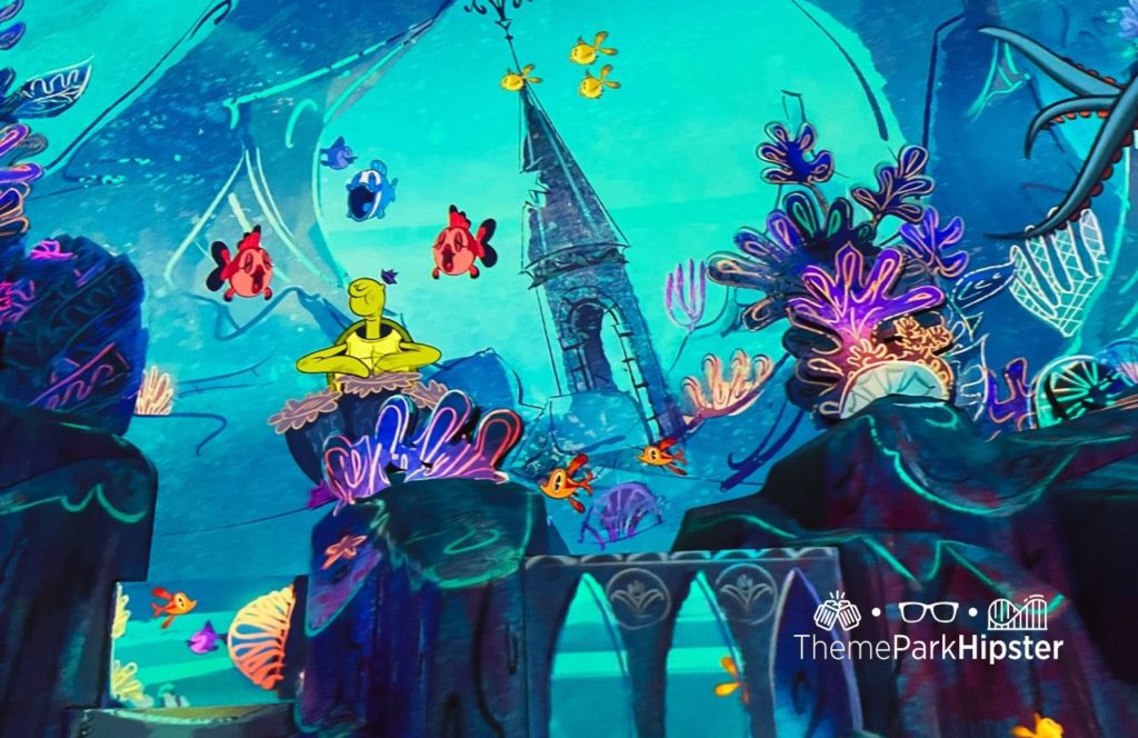 Disney World Hollywood Studios Mickey and Minnie's Runaway Railway Underwater Scene