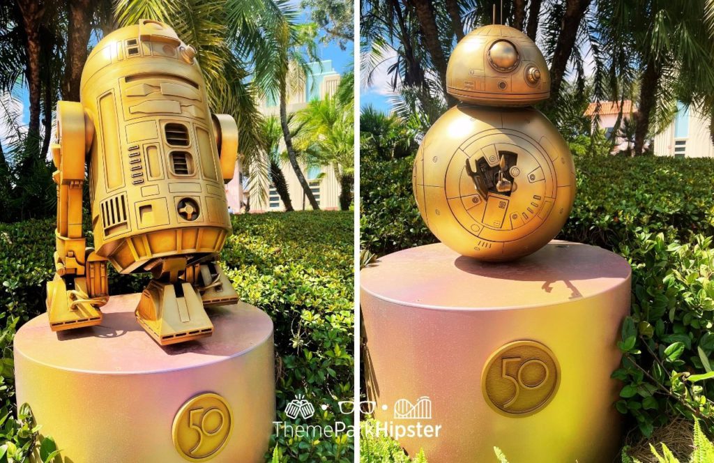 Disney World Hollywood Studios Star Wars R2D2 statue