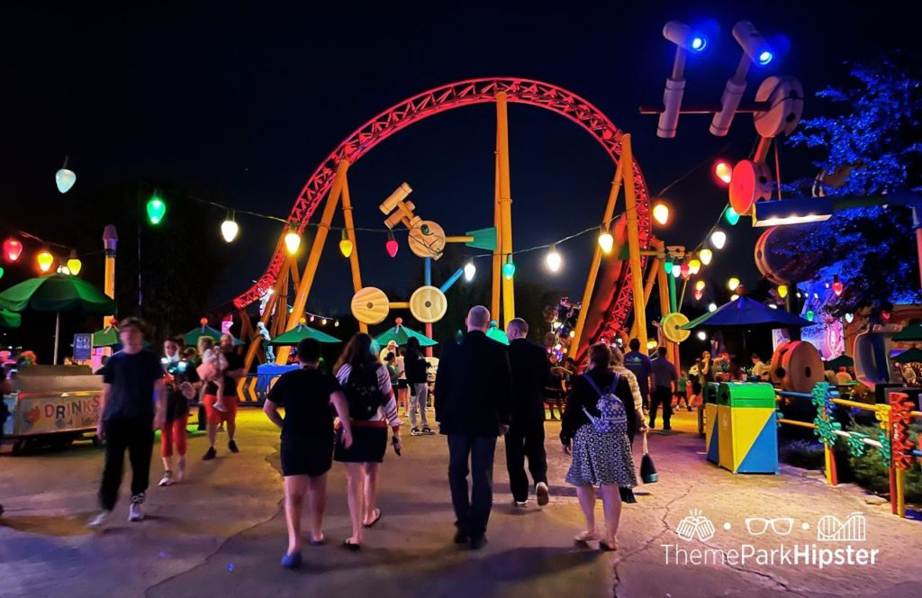 Disney World Hollywood Studios Toy Story Land Slinky Dog Dash Roller Coaster