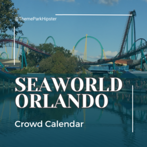 SeaWorld Orlando Crowd Calendar Graphic