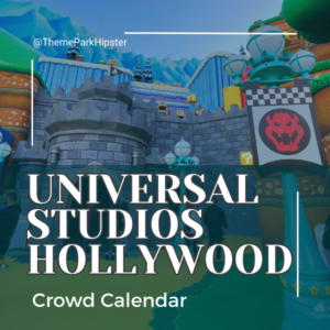 Universal Studios Hollywood Crowd Calendar Graphic