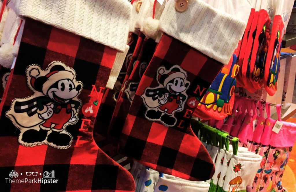 Walt Disney World Christmas Stockings with Mickey Mouse