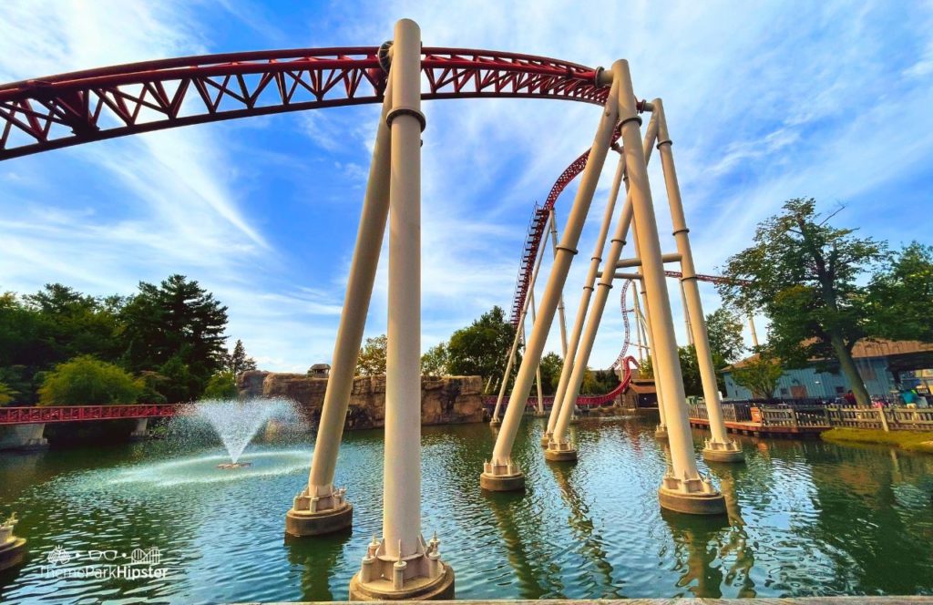 Cedar Point Amusement Park Ohio Frontier Town Maverick Roller Coaster. One of the best rides at Cedar Point.