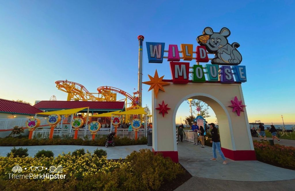 Cedar Point Ohio Amusement Park Wild Mouse Roller Coaster Entrance