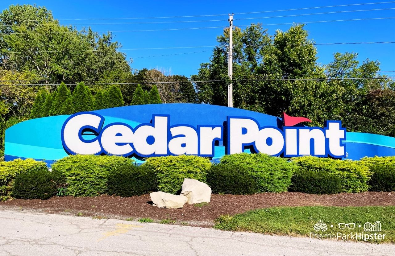 Entrance Sign at Cedar Point Ohio Amusement Park