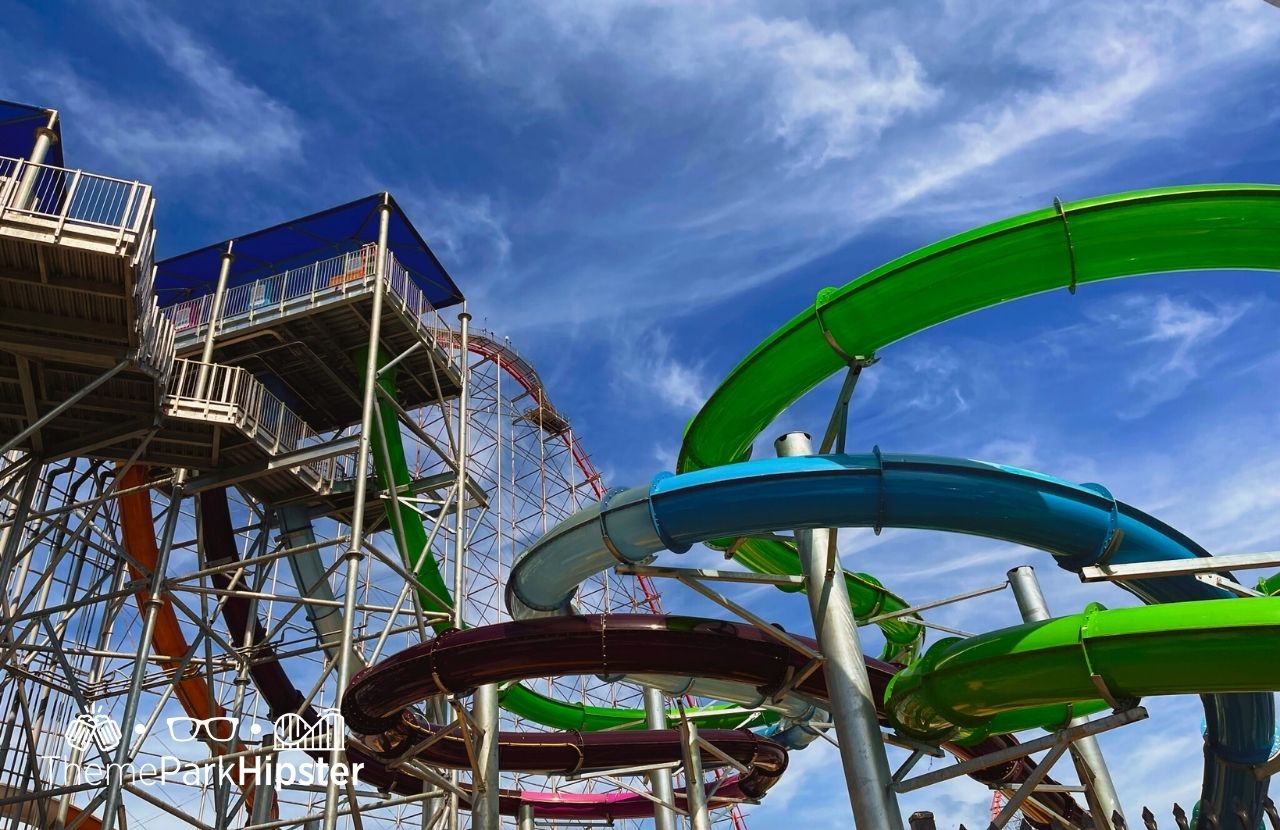 Cedar Point Ohio Magnum XL 200 roller coaster and Cedar Point Shores water park