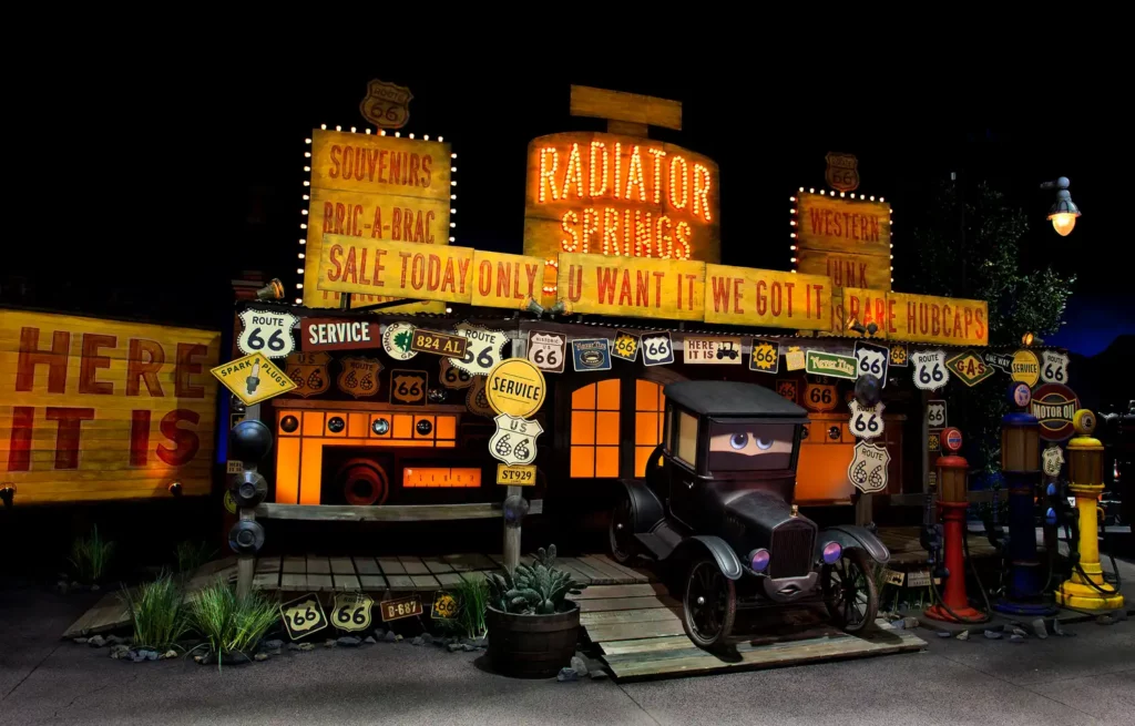 Radiator Springs Ride at Disney California Adventure