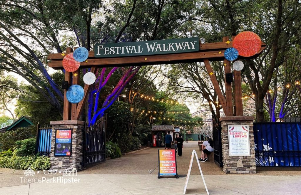 Festival Walkway Summer Nights at Busch Gardens Tampa