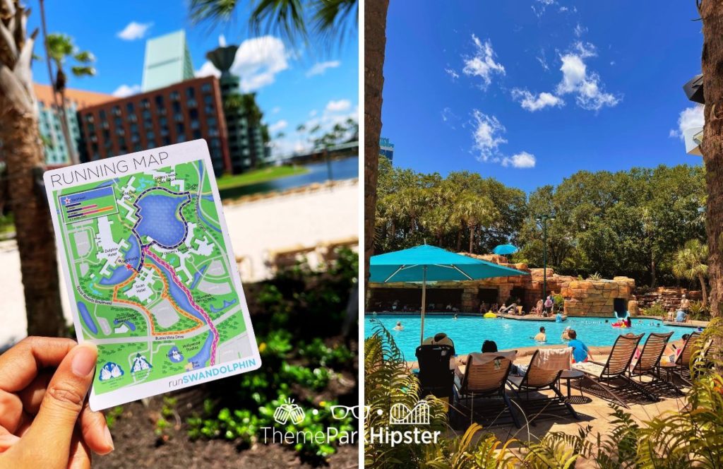 Running Map and Pool Swan and Dolphin Resort Hotel at Walt Disney World. Keep reading for the full guide to Swan and Dolphin Resort Hotel at Walt Disney World.