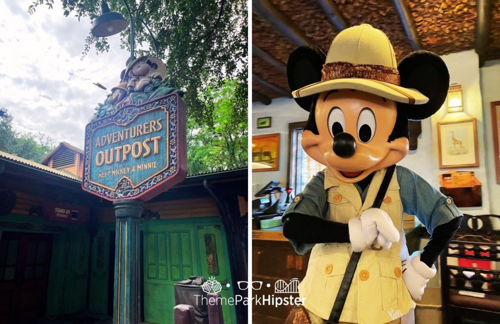 Adventurers Outpost Character Meet and Greet with Mickey Mouse Disney Animal Kingdom Theme Park