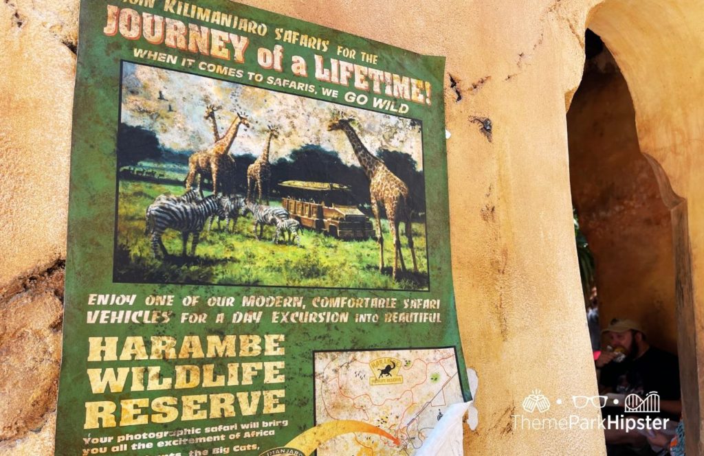 Africa Kilimanjaro Safaris Poster Disney Animal Kingdom Theme Park