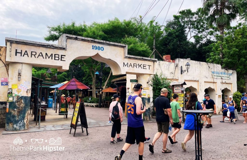 Harambe Market in Africa Disney Animal Kingdom Theme Park. One of the best quick service and counter service restaurants at Animal Kingdom.