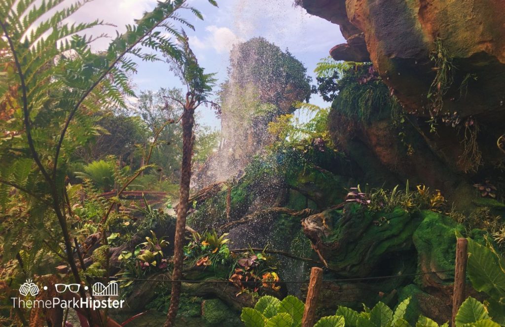 Pandora World of Avatar on a Cloudy Rainy Day Disney Animal Kingdom Theme Park