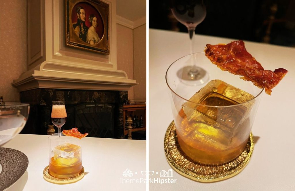 Bacon Old Fashion Victoria and Alberts Restaurant at Disney's Grand Floridian Resort. One of the best restaurants at Walt Disney World.