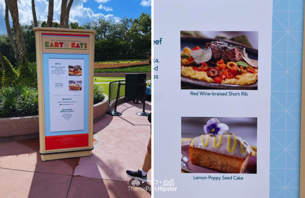 2024 Epcot Food and Wine Festival Earth Eats Menu