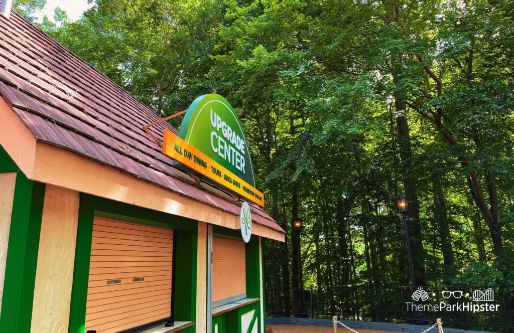 Germany Area at Upgrade Center with All Day Dining, Quick Queue and Tours at Busch Gardens Williamsburg Virginia. Keep reading to find out the best beginner tips for visiting Busch Gardens Williamsburg, Virginia.