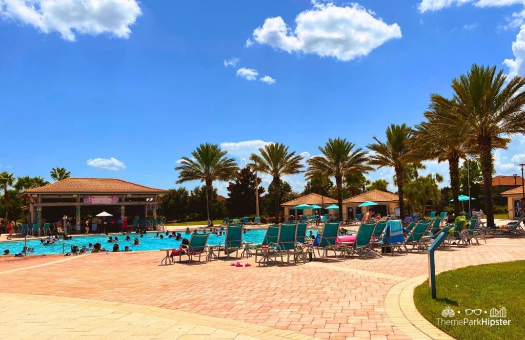 Pool Area Championsgate Vacation Home Resort Rental near Disney World