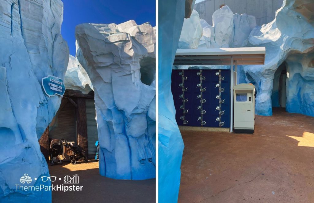 SeaWorld Orlando Penguin Trek Roller Coaster Locker Area