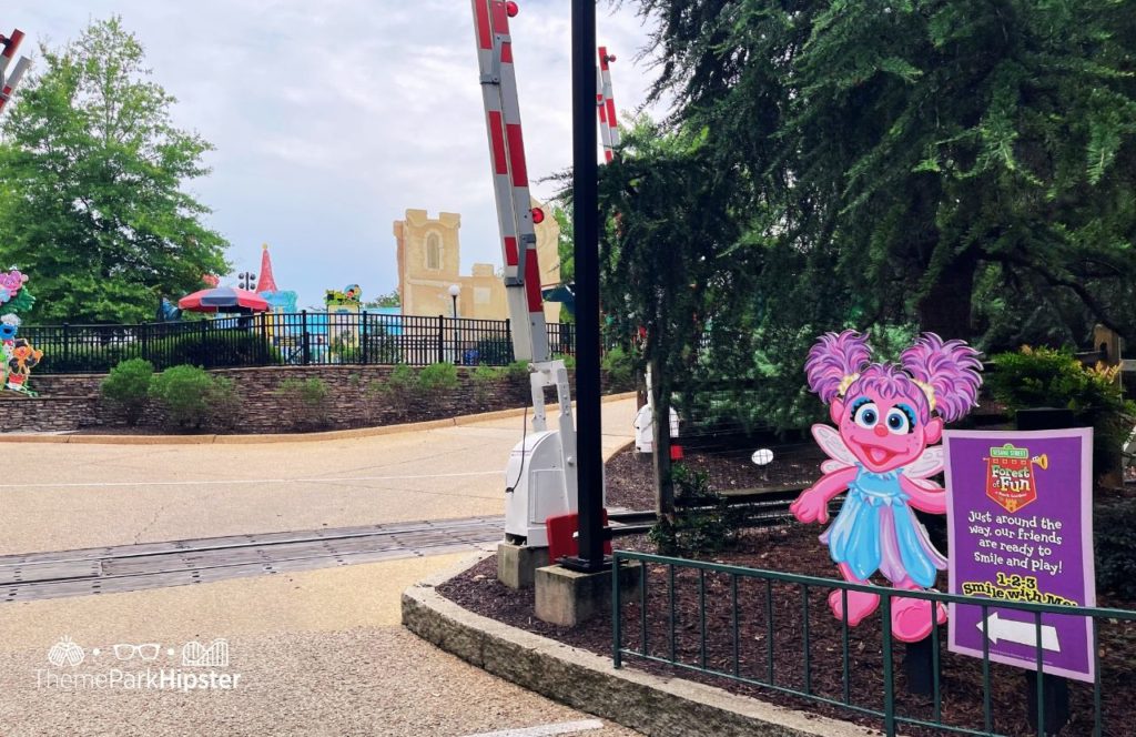 Sesame Street Forest of Fun Area at Busch Gardens Williamsburg Virginia. Keep reading to find out the best beginner tips for visiting Busch Gardens Williamsburg, Virginia.