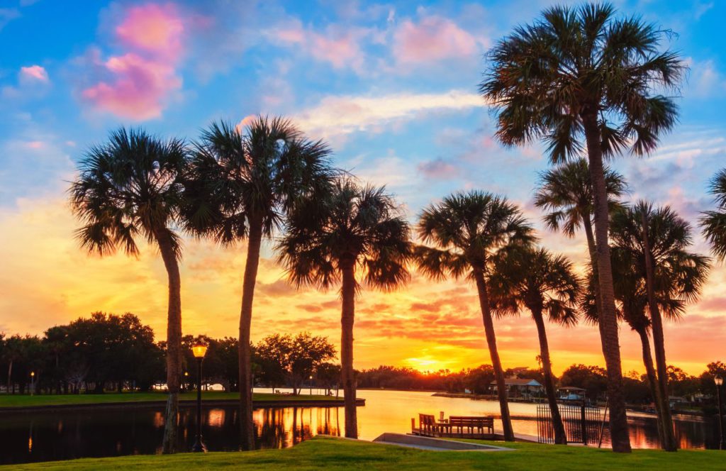 Tarpon Springs, Florida Neighborhood. One of the best places to travel alone in Florida