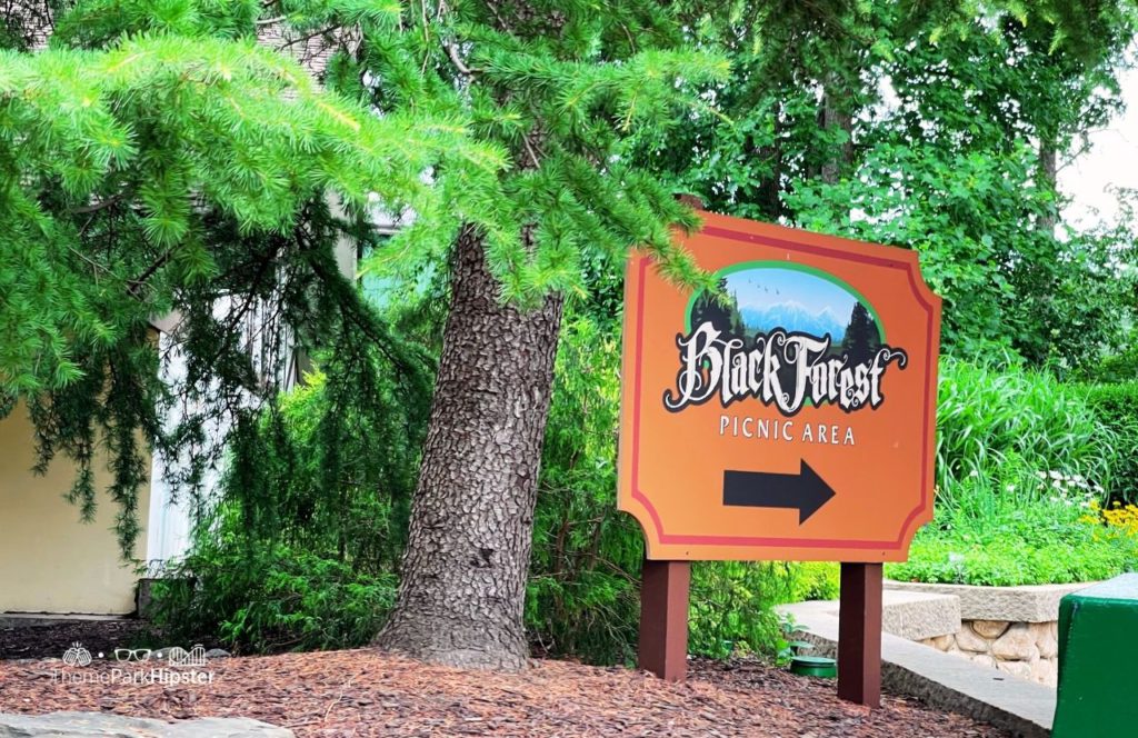 The Black Forest Picnic Area at Busch Gardens Williamsburg, Virginia. Keep reading to find out more parking tips for Busch Gardens Williamsburg in Virginia.