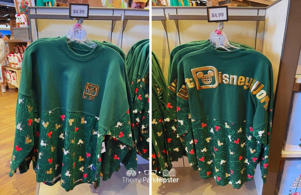 Holiday Green Spirit Jersey 2024 Disney Christmas Merchandise